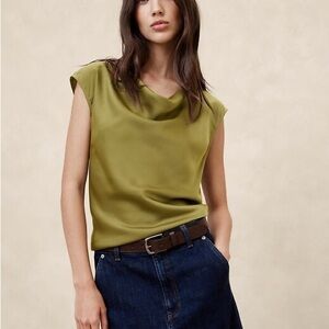 Banana Republic Cowl-Neck Top